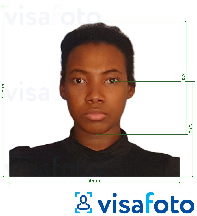 Барбадосын паспорт 5х5 см Болоцоот зургийн жишээ
