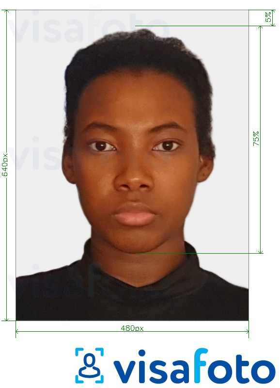 Багамын паспорт 480x640 пиксел Болоцоот зургийн жишээ