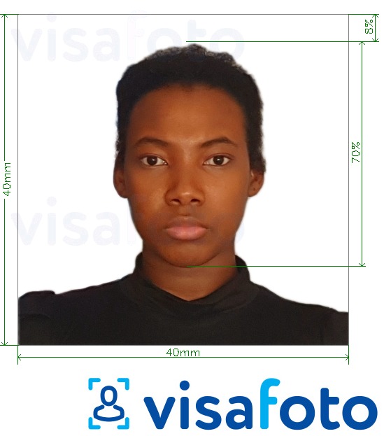 Конго (Brazzaville) 4x4 см (40x40 мм) паспорт Болоцоот зургийн жишээ