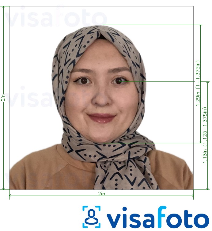Индонез паспорт 51x51 мм (2х2 инч) цагаан дэвсгэртэй Болоцоот зургийн жишээ